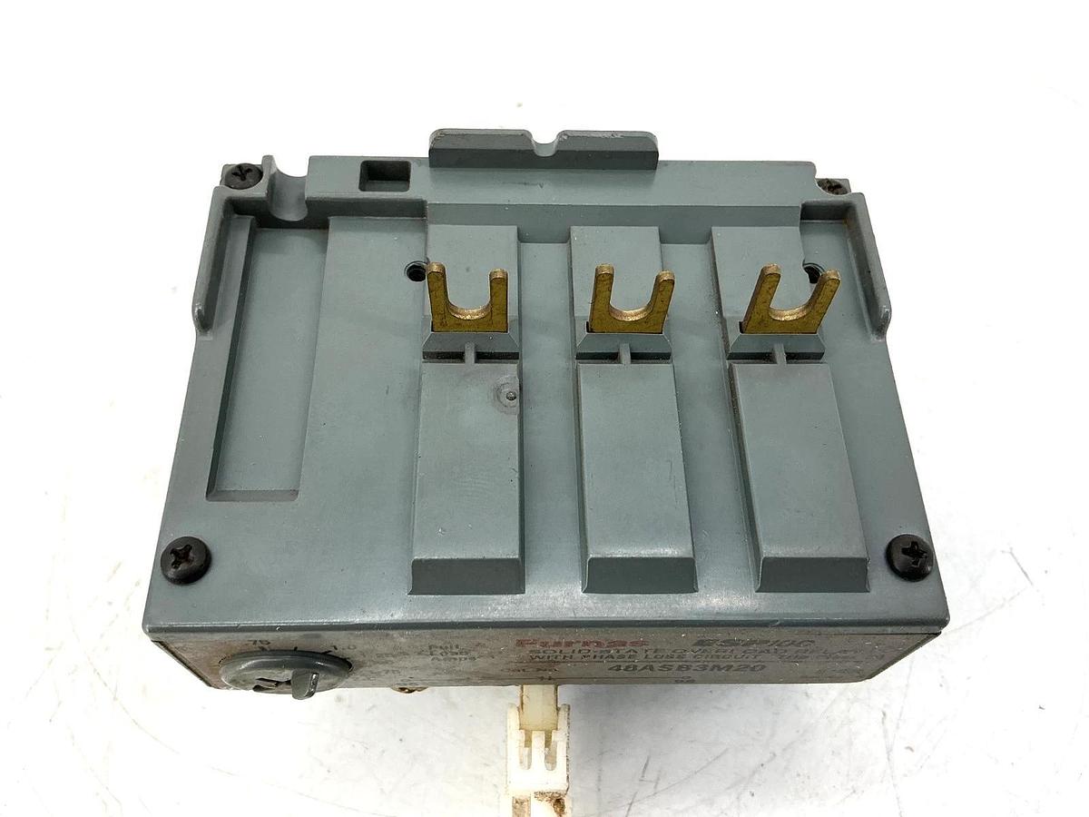 Used Furnas 48ASB3M20 Ser B Overload Relay Solid State 3PH 0.75-3.0FLA 600VAC 50/60HZ