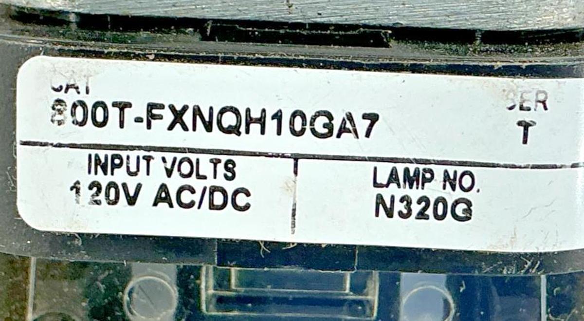 New Allen Bradley 800T-QBH10B Ser T Illuminated Push Button Blue Lens LED 120V