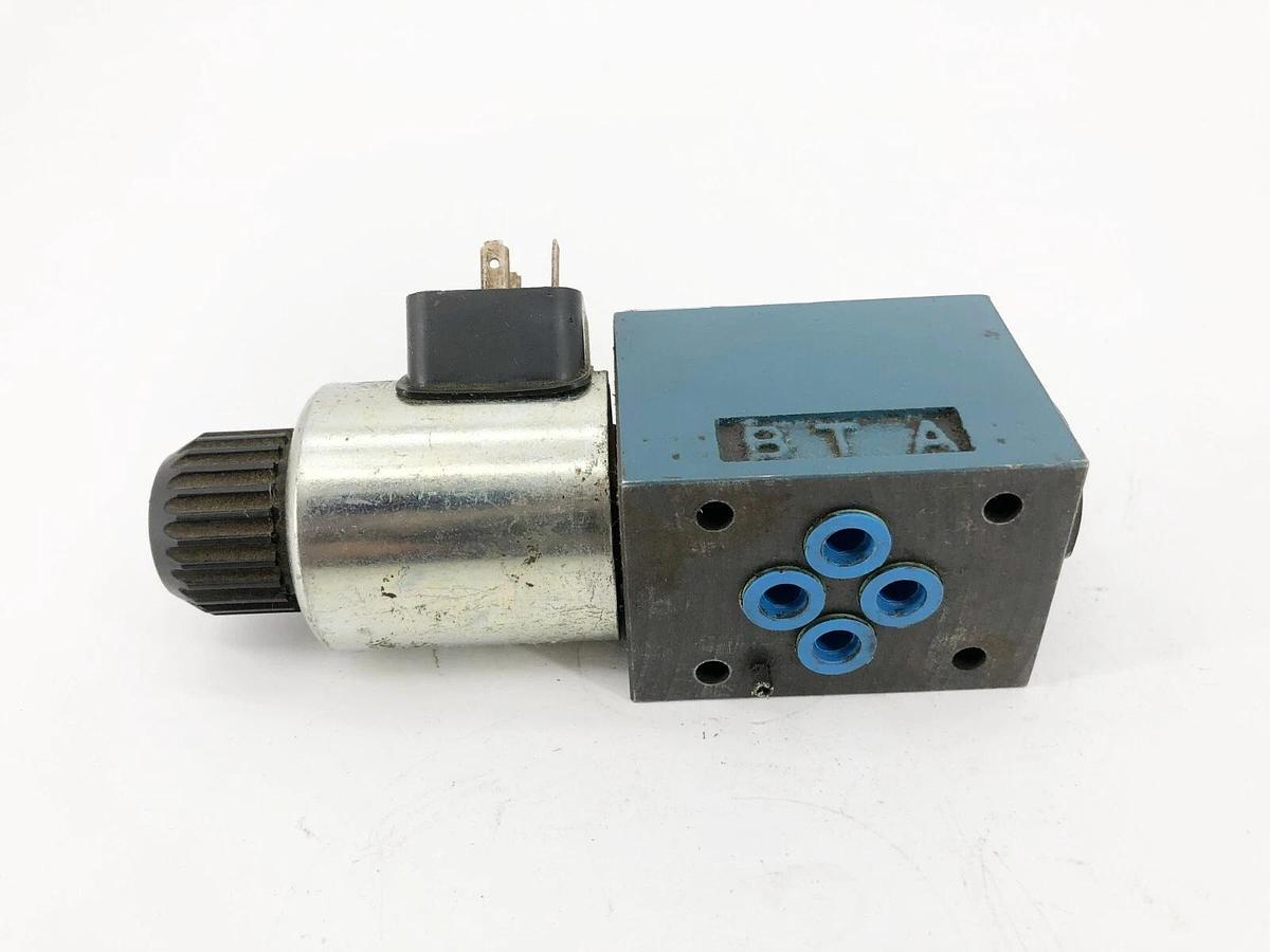 Used Bosch 9810231493 Hydraulic Solenoid Valve 4600psi 24VDC 81WV06P1V1036WS024/00D51