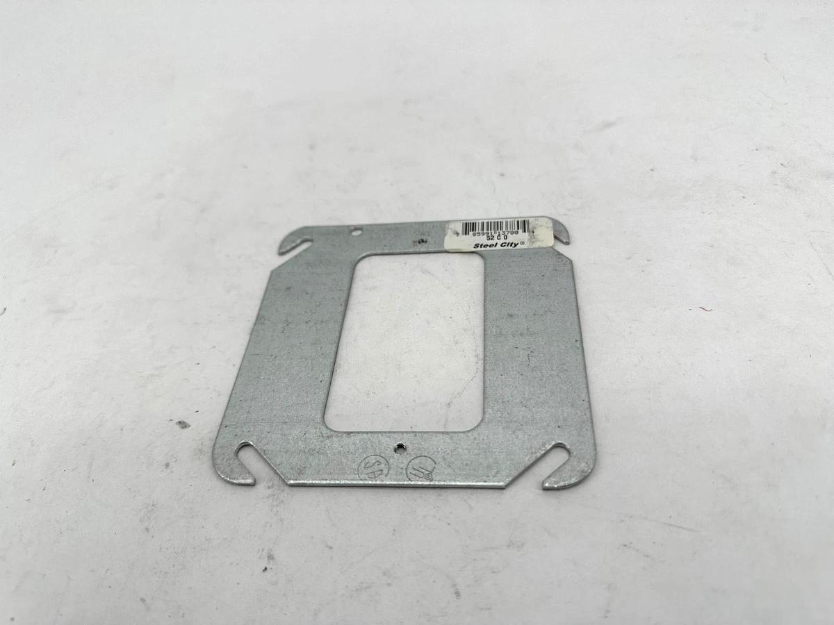 Lot of 7 New Steel City 52-C-0 Rounded Square Box Cover 4" - No Box