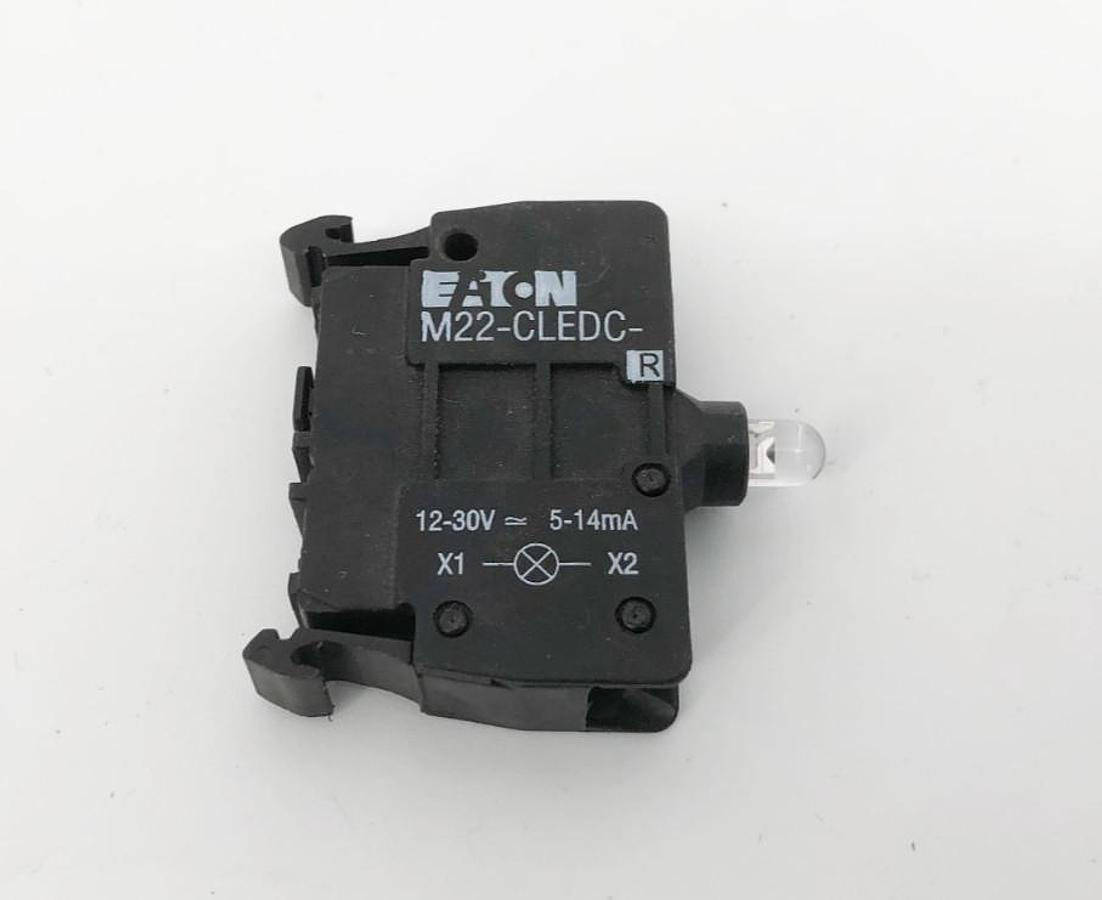 New Eaton M22-CLEDC-R Red Light Unit 12-30V 5-14mA