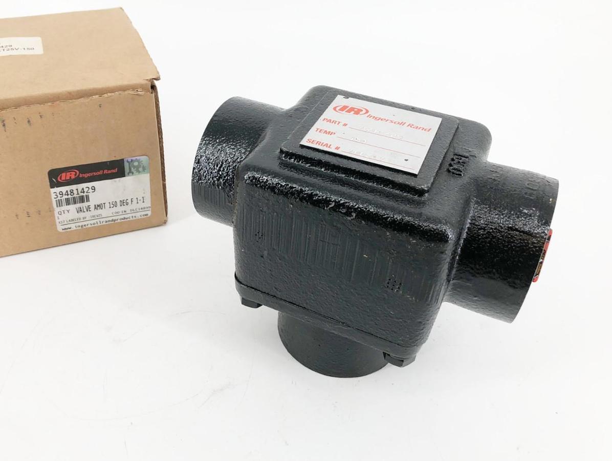 New Ingersoll Rand 39481429 Thermostatic Control Valve AMOT 150 Deg F 1-1