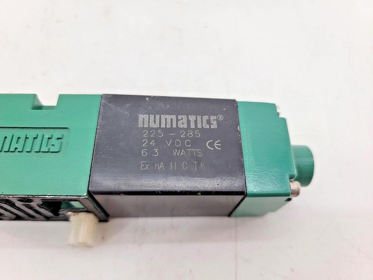 Used Numatics 081SA400M000061 Solenoid Valve 24VDC 150PSIG-Air No Manifold