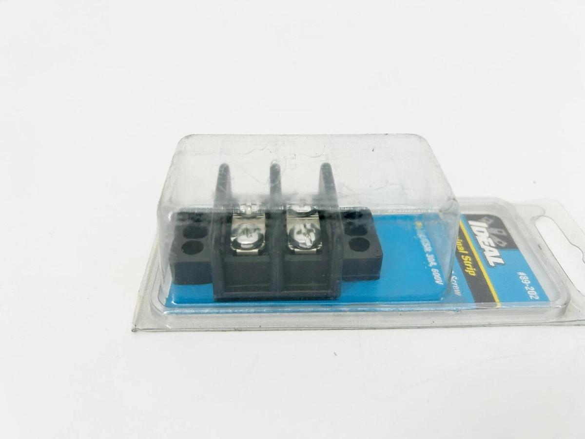 Lot of 3 New Ideal Ideal 89-202 Terminal Strips 30A 600V
