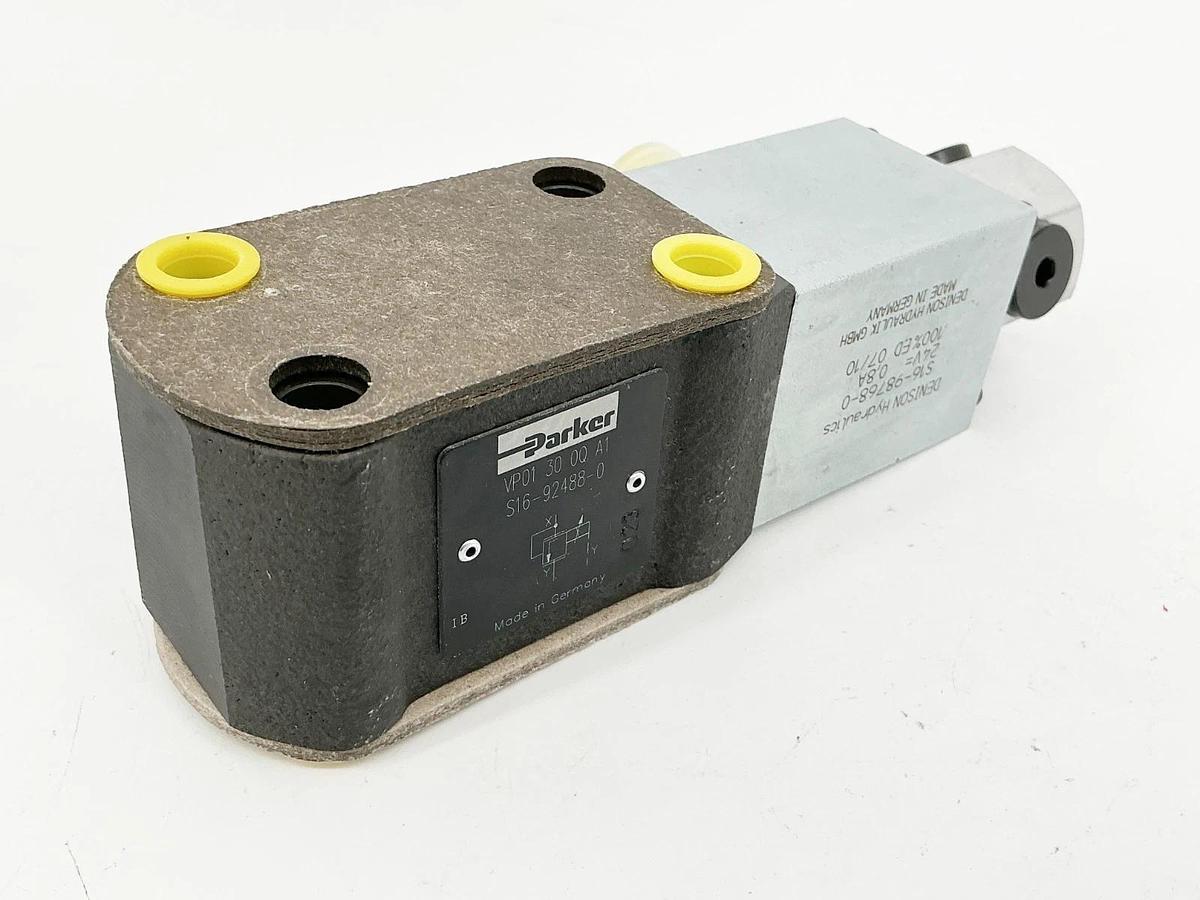 New Parker Denison S16-92488-0 Pressure Relief Valve 24V VP01-30-0Q-A1