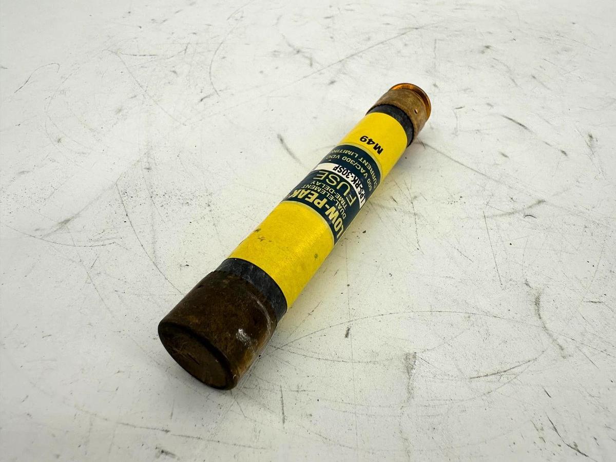 Used Lot of 3 Bussmann LPS-RK-30SP Low-Peak Fuse 30A 600V