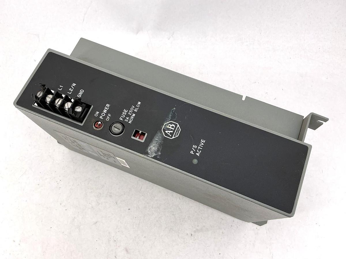 Used Allen Bradley 1771-P7 Power Supply 300VA IN 2A 120/220VAC 50/60HZ OUT 5VDC 16A