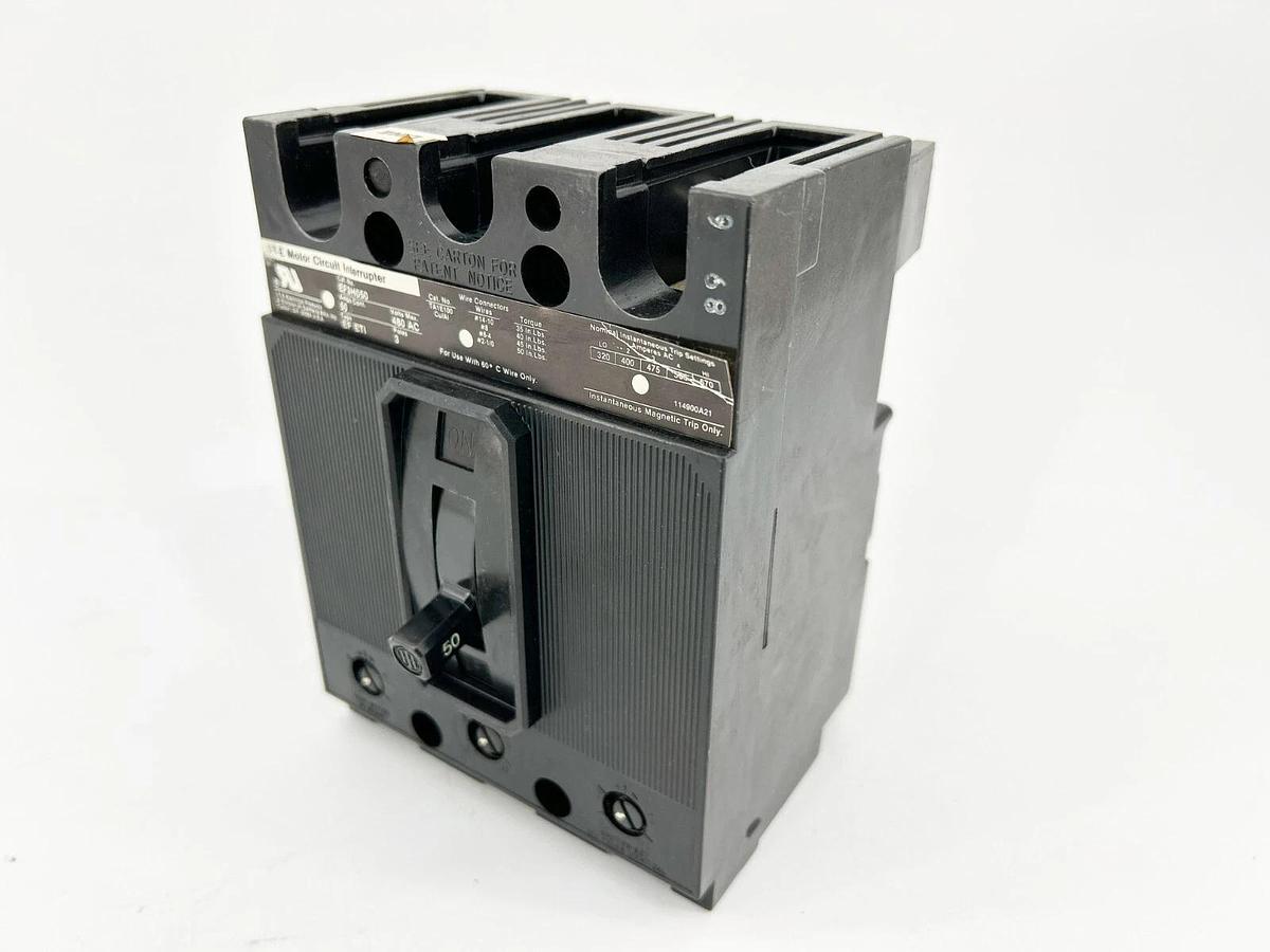New ITE EF3H050 Motor Circuit Breaker 50A 3P 600V - No Box
