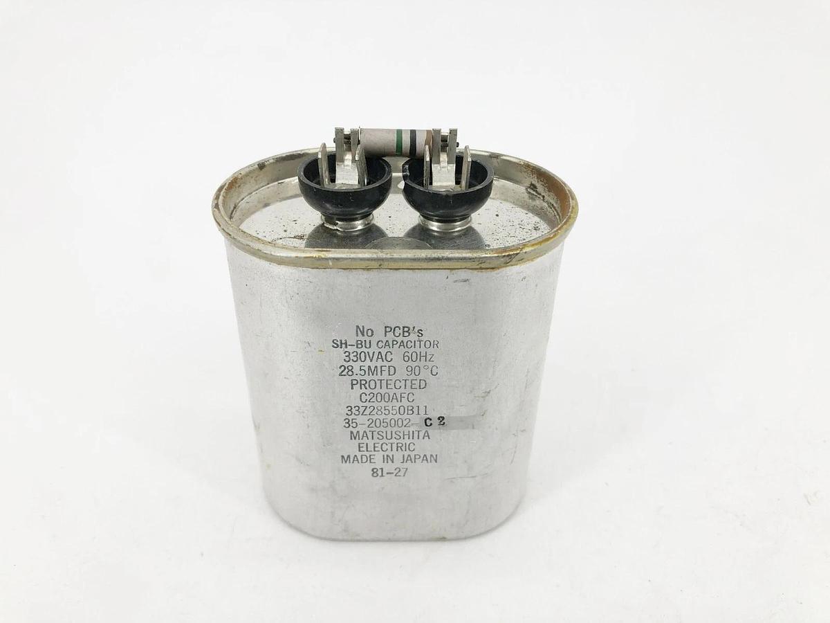 Used Matsushita SH-BU Capacitor 330VAC C200AFC 33Z28550B11 35-205002-C2