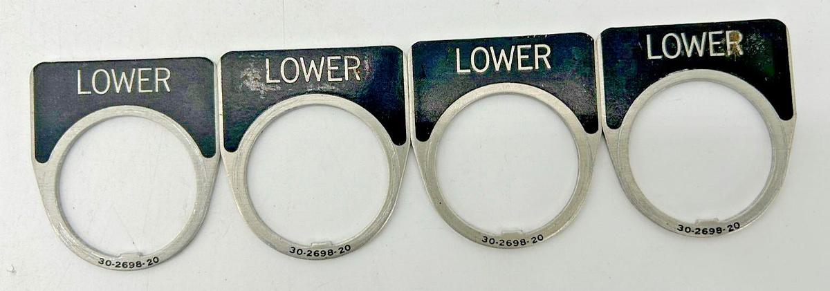 New Lot of 4 Allen Bradley 800T-X526 Legend Plate Ser A
