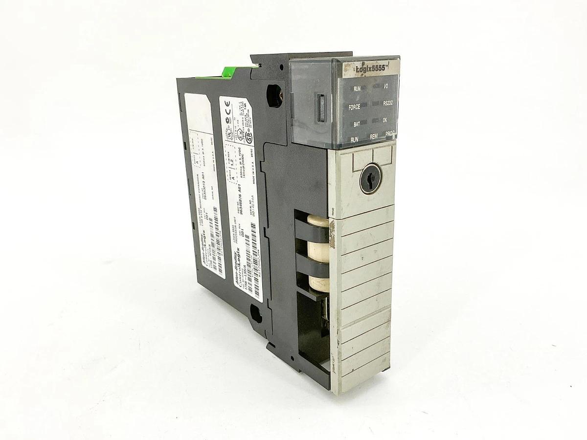 Used Allen Bradley 1756-L55M13 ControlLogix Processor Unit with Memory Expansion