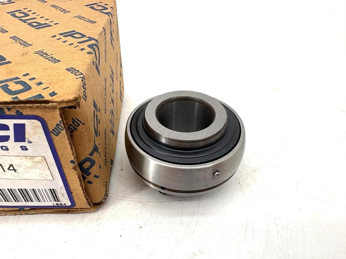 New IPTCI UC205-14 Ball Bearing Insert 7/8" Bore Set Screw Locking