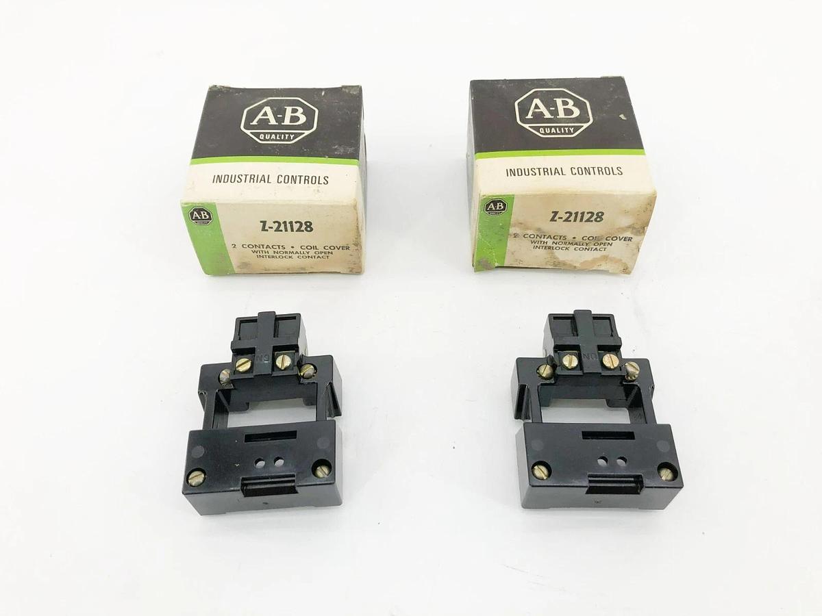Lot of 2 New AB Allen Bradley Z-21128 Coil Covers Size 0