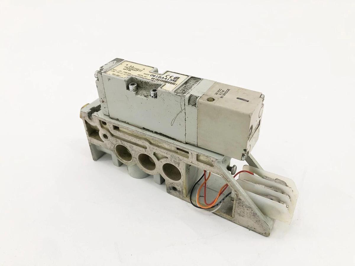 Used Numatics 061BA415M Solenoid-Pilot Actuated Valve 24VDC 120psig