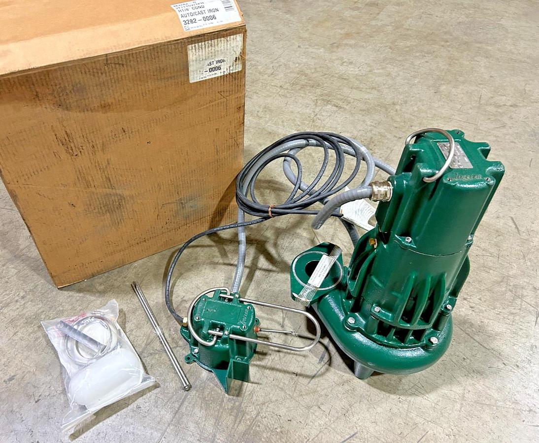 New Zoeller M3282-G Submersible Pump 115V 1/2HP 1PH 10.3A 1725rpm 3282-0006