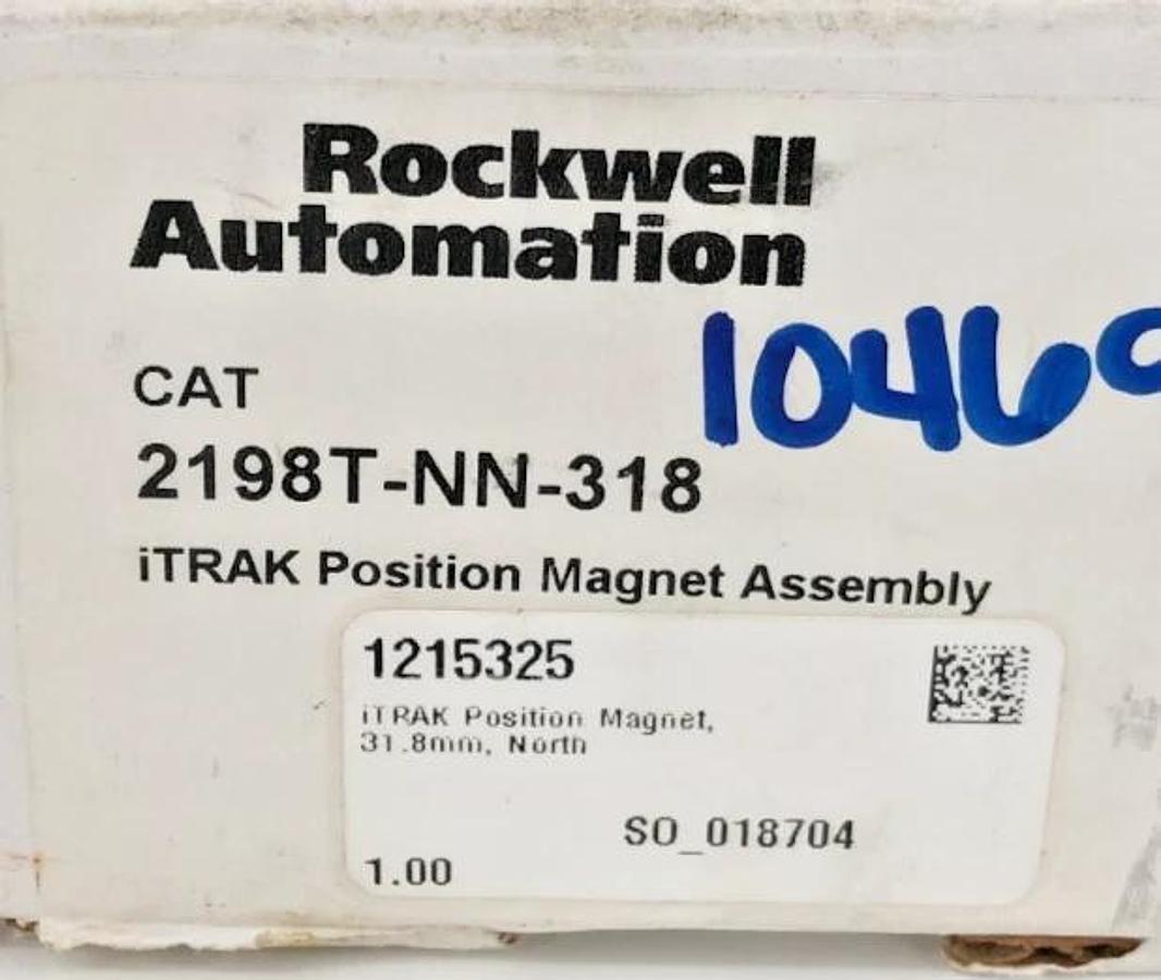 New Rockwell Automation 2198T-NN-318 iTrak Position Magnet Assembly 31.8mm North
