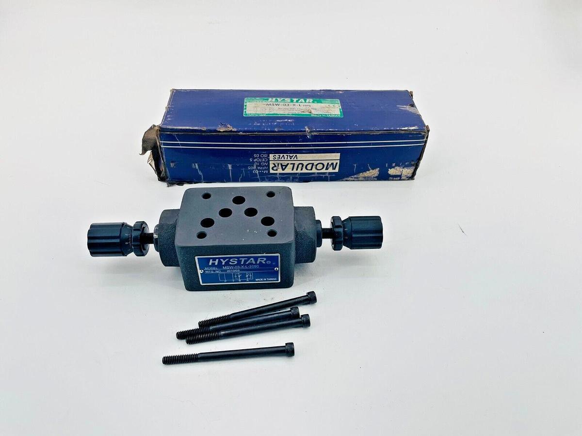 New Hystar MSW-03-X-L Throttle Check Modular Valve MSW-03-X-L-2090