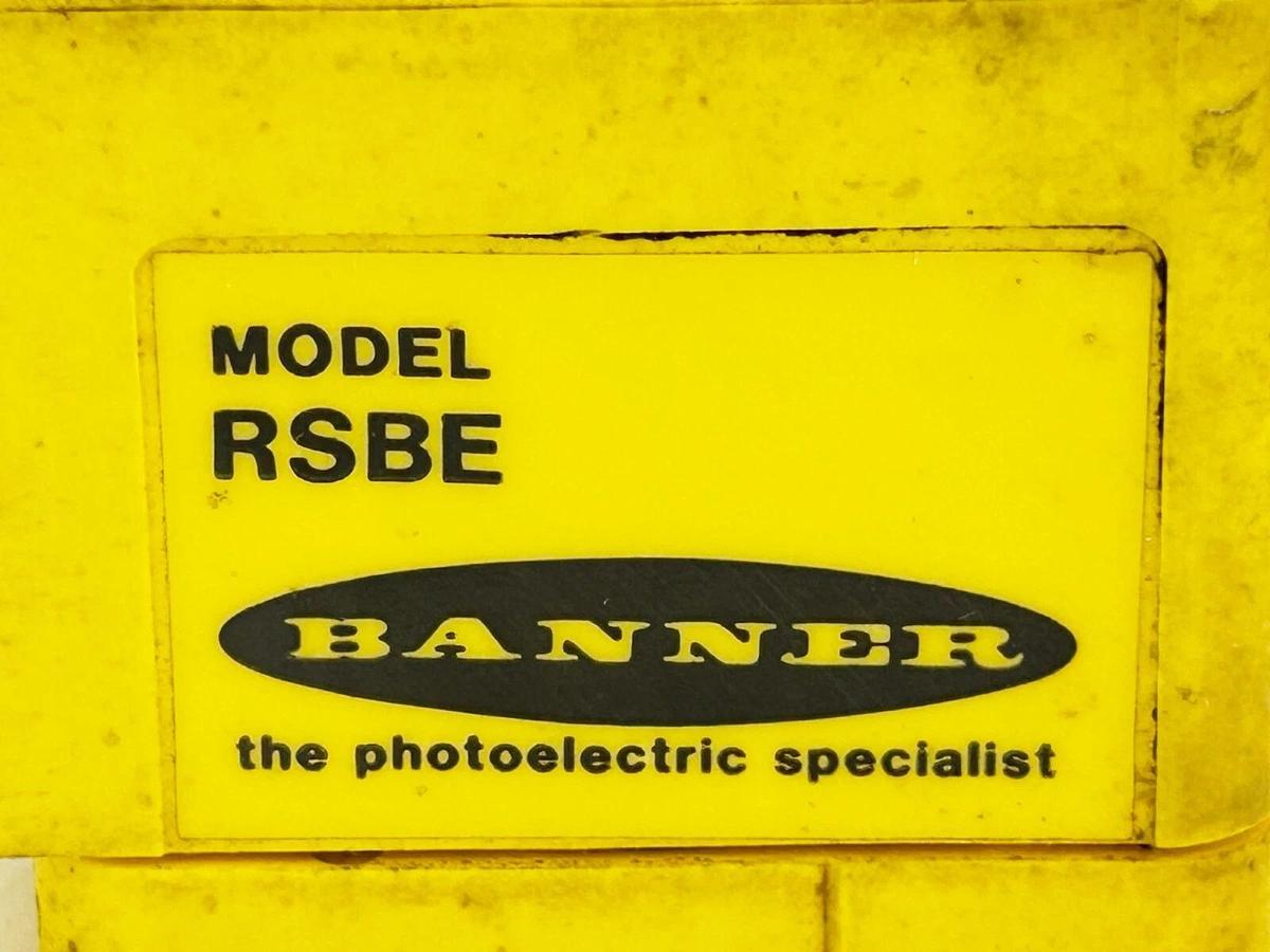 Used Banner Engineering RSBE Maxi-Beam Photoelectric Sensor 90M Range