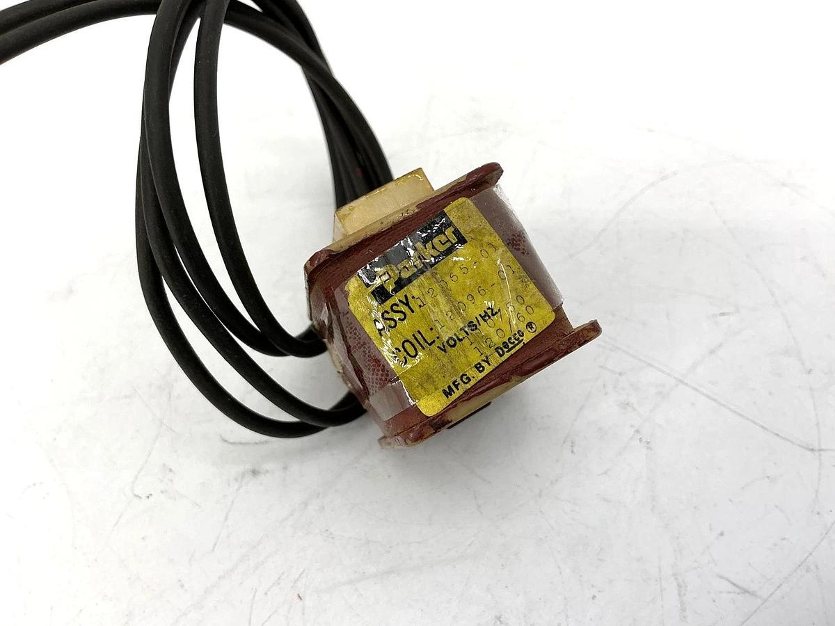 New Parker 12096-01 Solenoid Coil 110/120VAC 50/60HZ 12065-01 1209601 - No Box