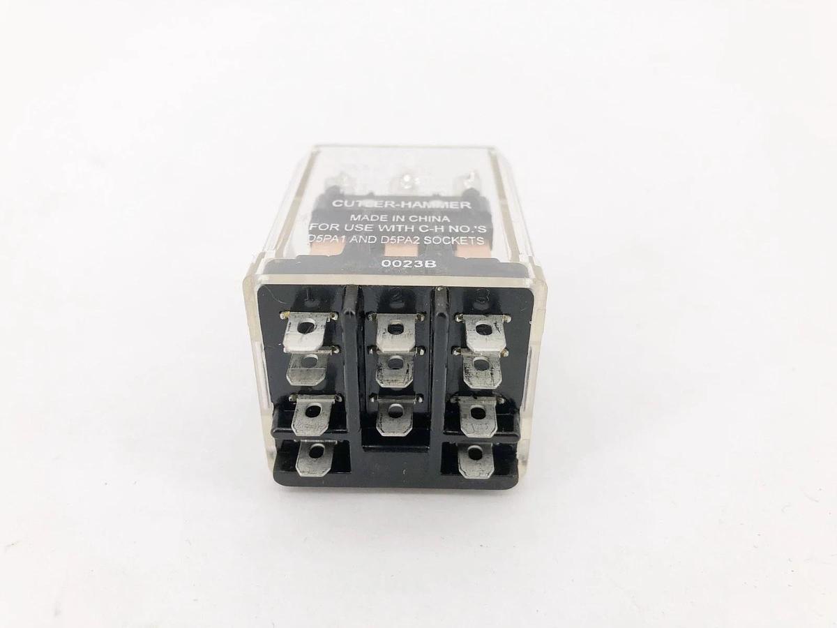 New Cutler Hammer D5PR3A Relay 3PDT 120VAC
