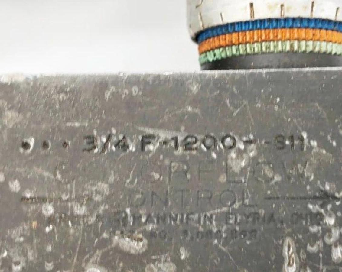 Used Parker F1200S Flow Control Valve 3/4"