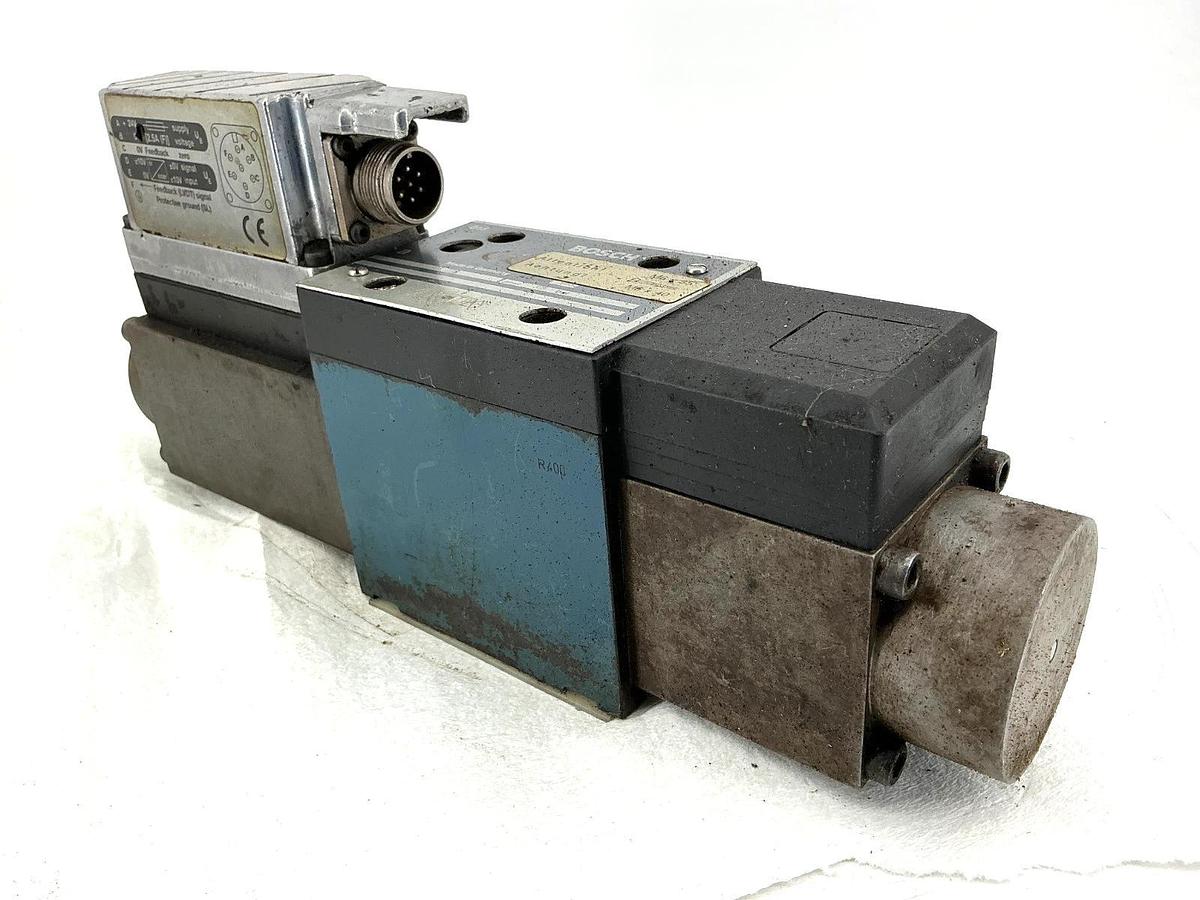 Used Bosch 0811404771 Hydraulic Valve 315bar 7-Pin 24V 4WRPE-10-E80SJ-2X/G24K0/A1M