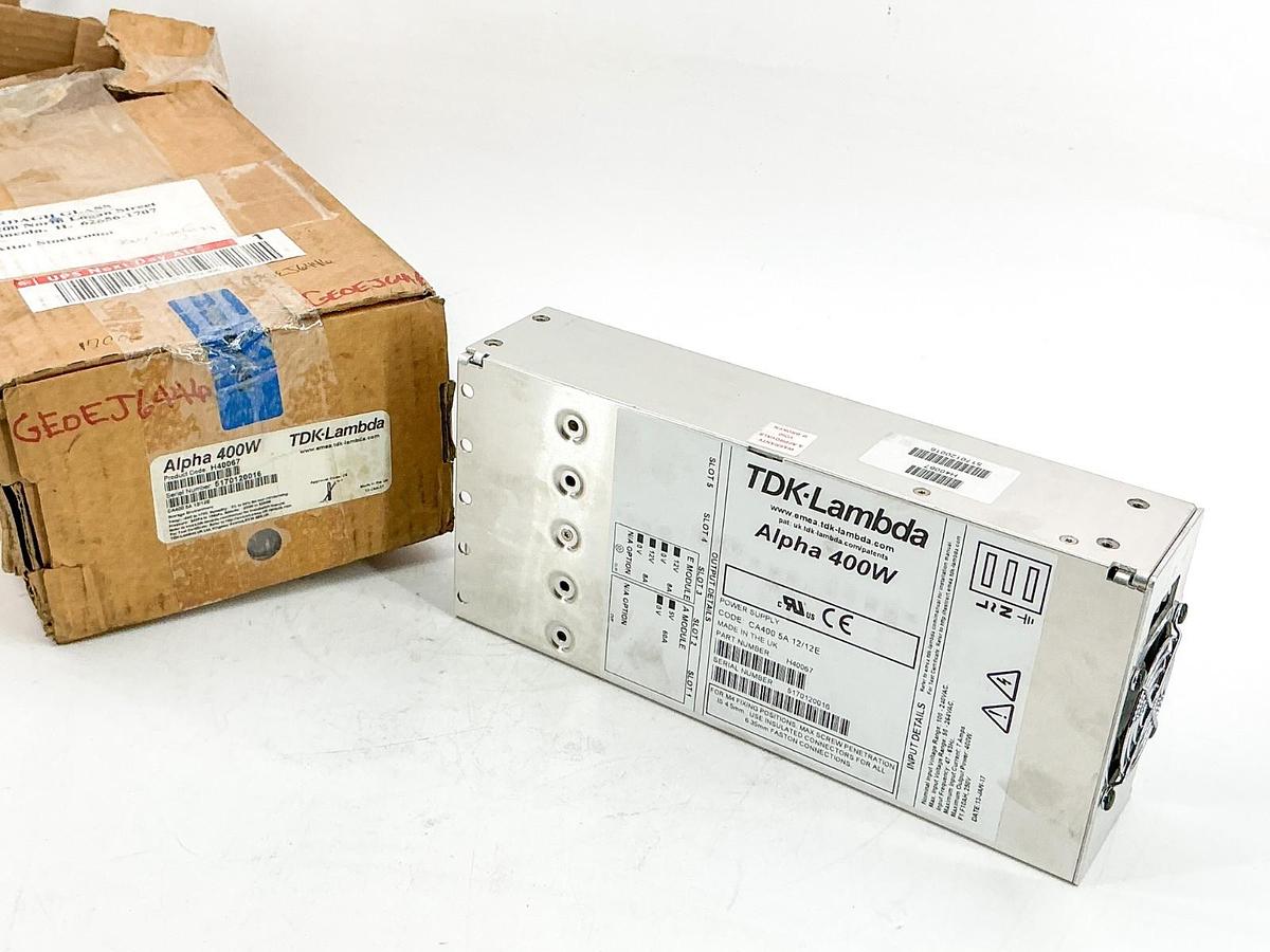 New TDK Lambda H40067 Power Supply Alpha 400W 100-240V CA400 5A 12/12E