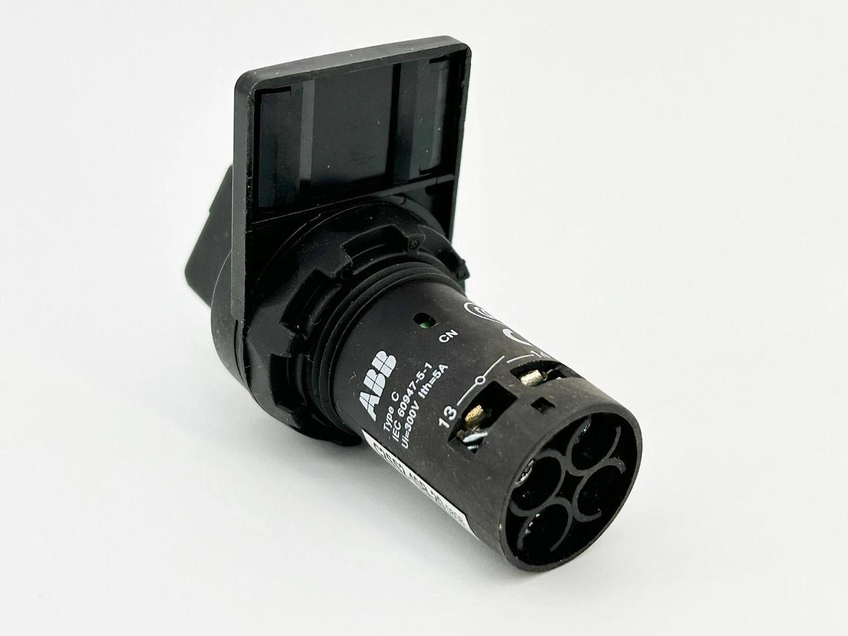 New ABB C2SS2-10B-20 Selector Switch 2 Pos 300V 5A 2 Pole Illumination
