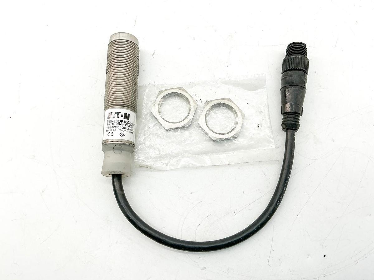 New Eaton E58-18DP100-HLP 4" Perfect Proximity Sensor 10-30VDC 100mA