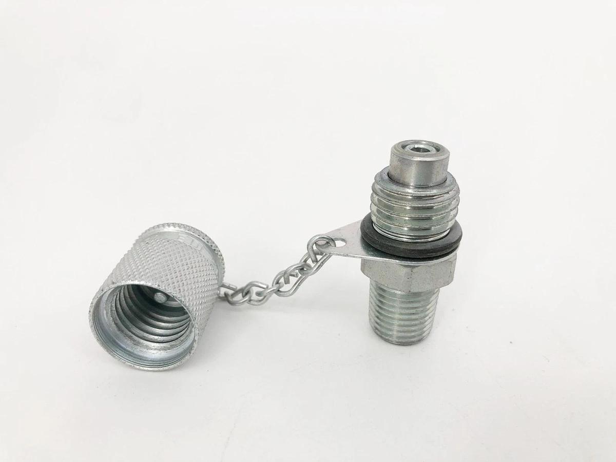 New Parker EMA3 Diagnostic Test Point Fitting Coupling w/ Cap - No Box