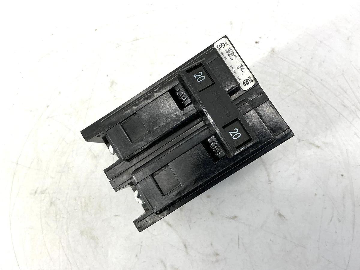 Used Cutler-Hammer BA220 Circuit Breaker Type BA 2-Pole 20A 120/240V