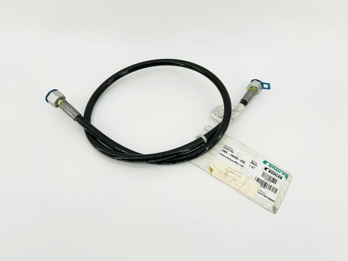 New Buhler UNN-26058-035 Hydraulic Hose, 1/4"