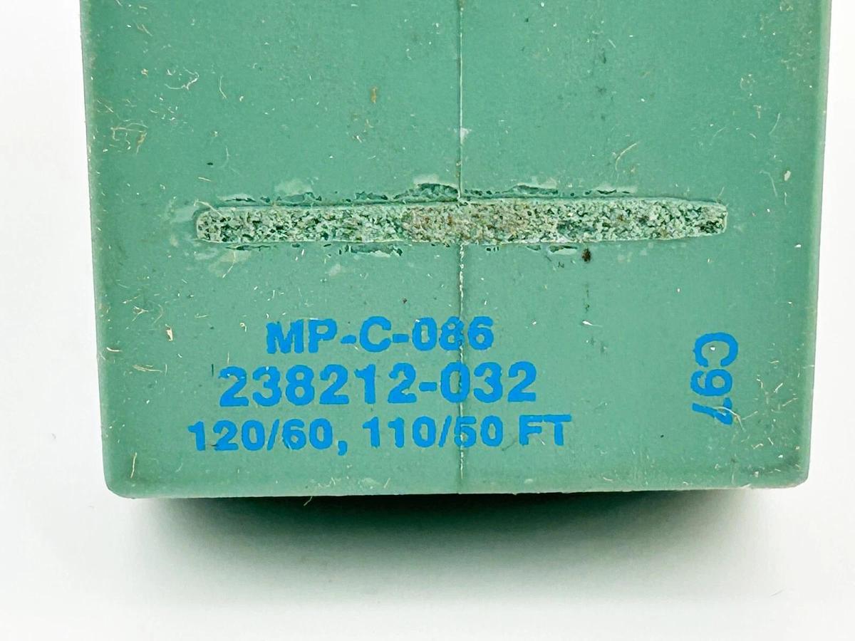New Asco 238212-032 Solenoid Valve Coil Spade Terminals 120V 60Hz 8.1W 3 Pin