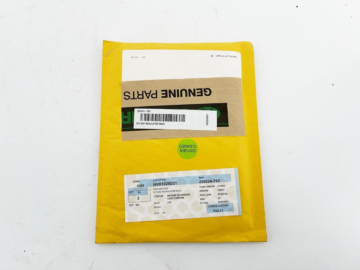 New Sullair 250024-783 Kit Vac Regulator RSVS