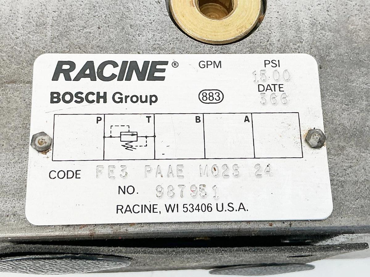 New Bosch FE3-PAAE-M02S-24 Hydraulic Valve 1500PSI 987951 - No Box