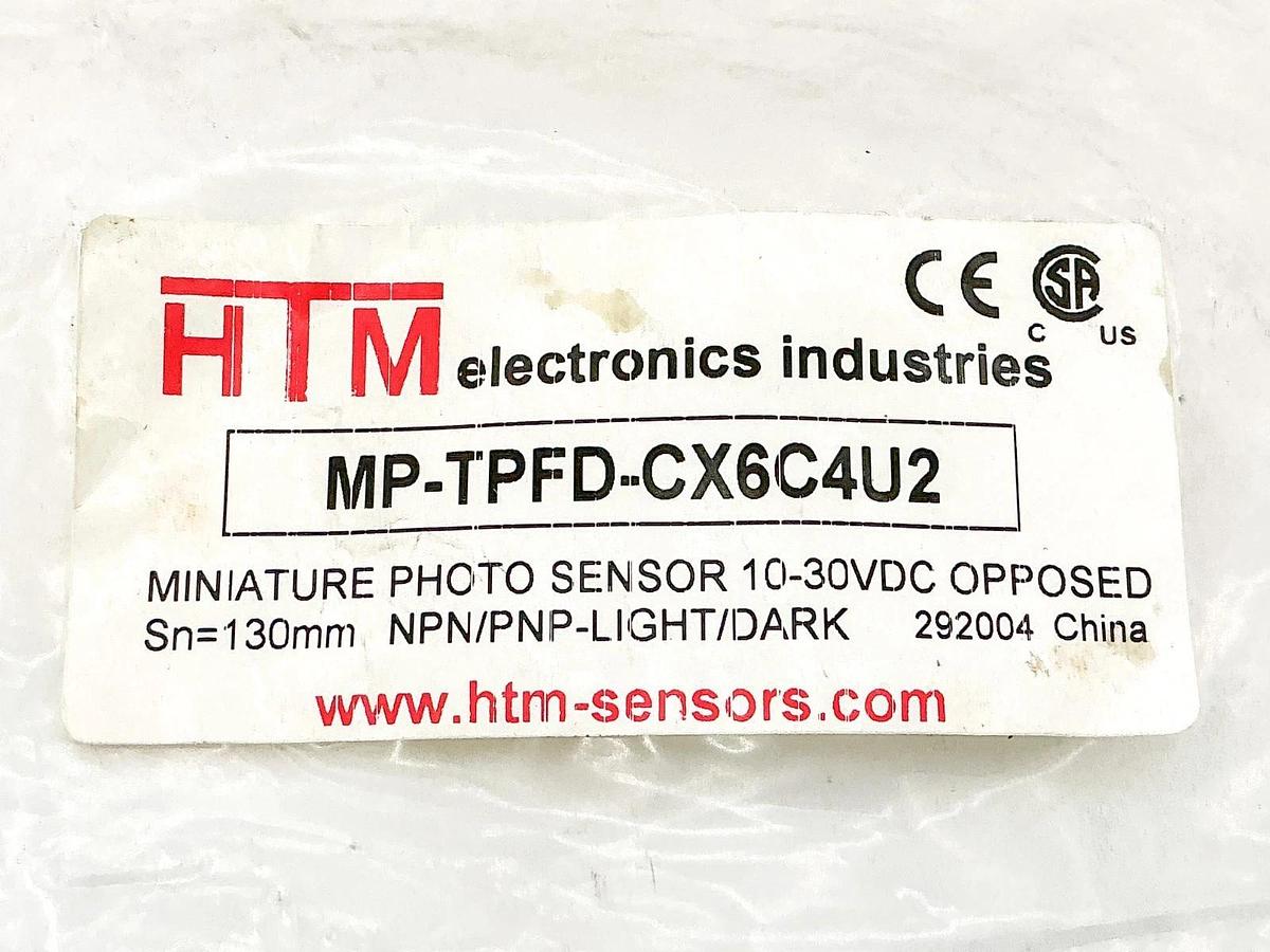 New HTM MP-TPFD-CX6C4U2 Photoelectric Sensor 10-30VDC 150mA