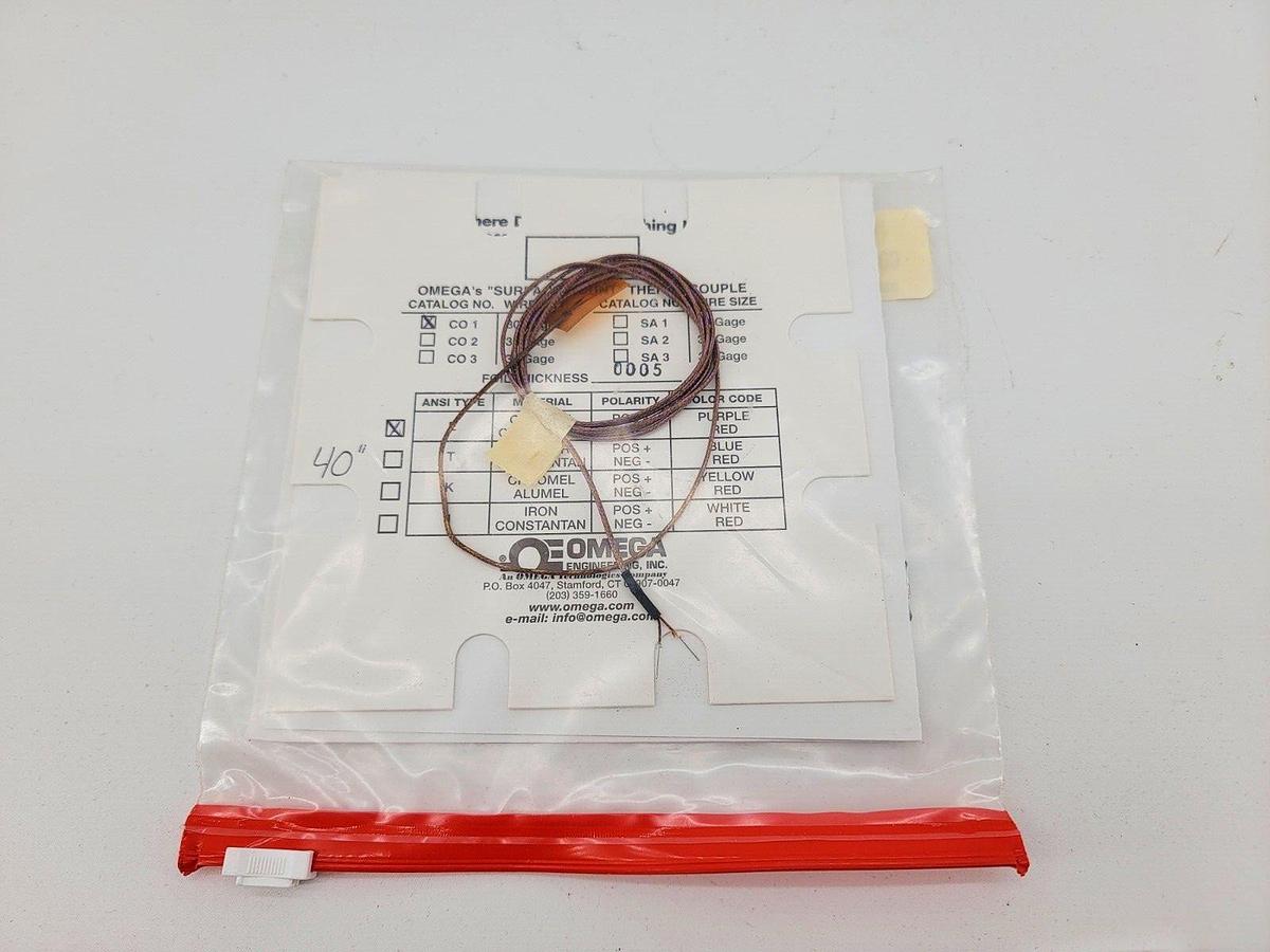 New Omega CO1-E Chromel Constantan Thermocouple 260C 40"
