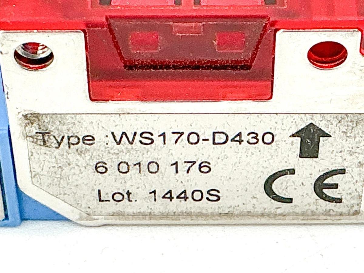 New Sick WS170-D430 Photoelectric Sensor 10-30VDC 6010176 - No Box