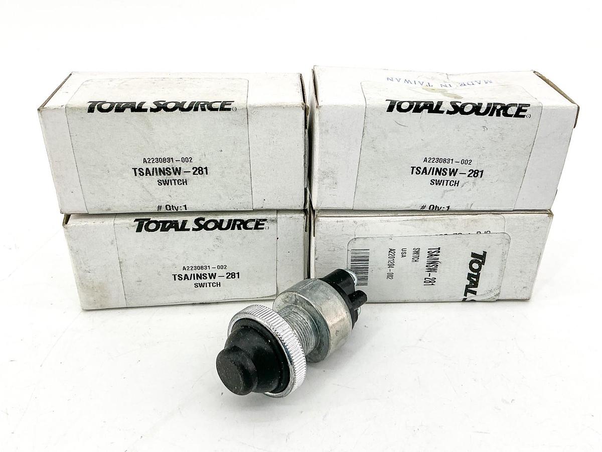 New Lot of 4 Total Source TSA/INSW-281 Switch