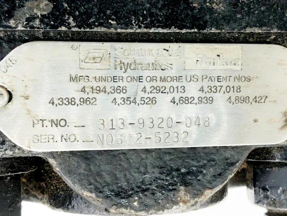 Used Parker Commercial Intertech 313-9320-048 Hydraulic Pump