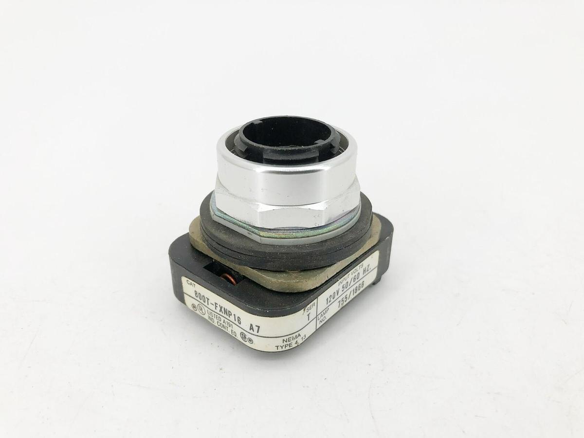 New Allen Bradley 800T-FXNP16 A7 Pushbutton Momentary 120VAC - No Bulb