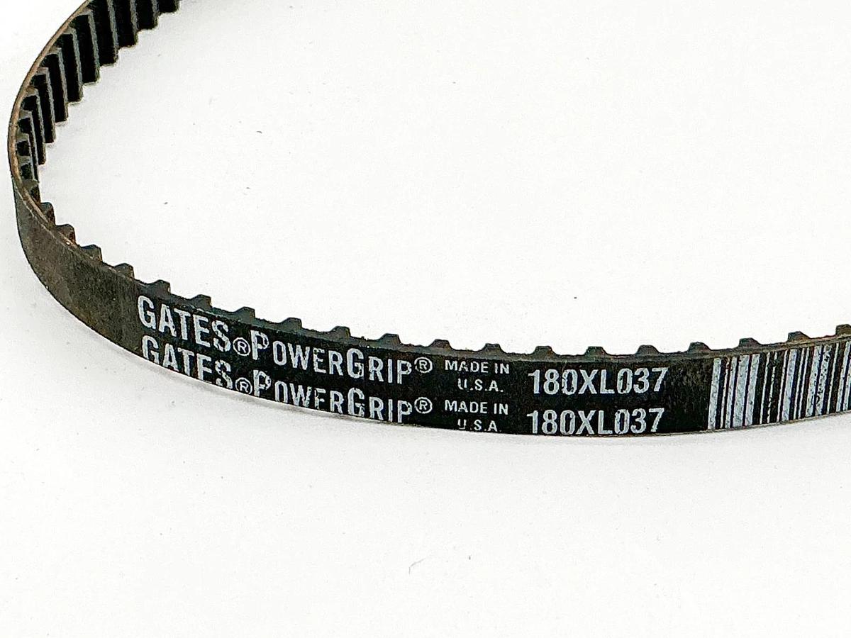 New Lot of 4 Gates 180XL037 PowerGrip Timing Belt 5mm Bitch 457mm L 10mm W
