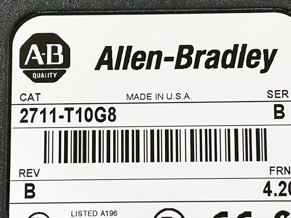 New Allen Bradley 2711-T10G8 Operator Interface 10" Display 640X480 Pixels 240V