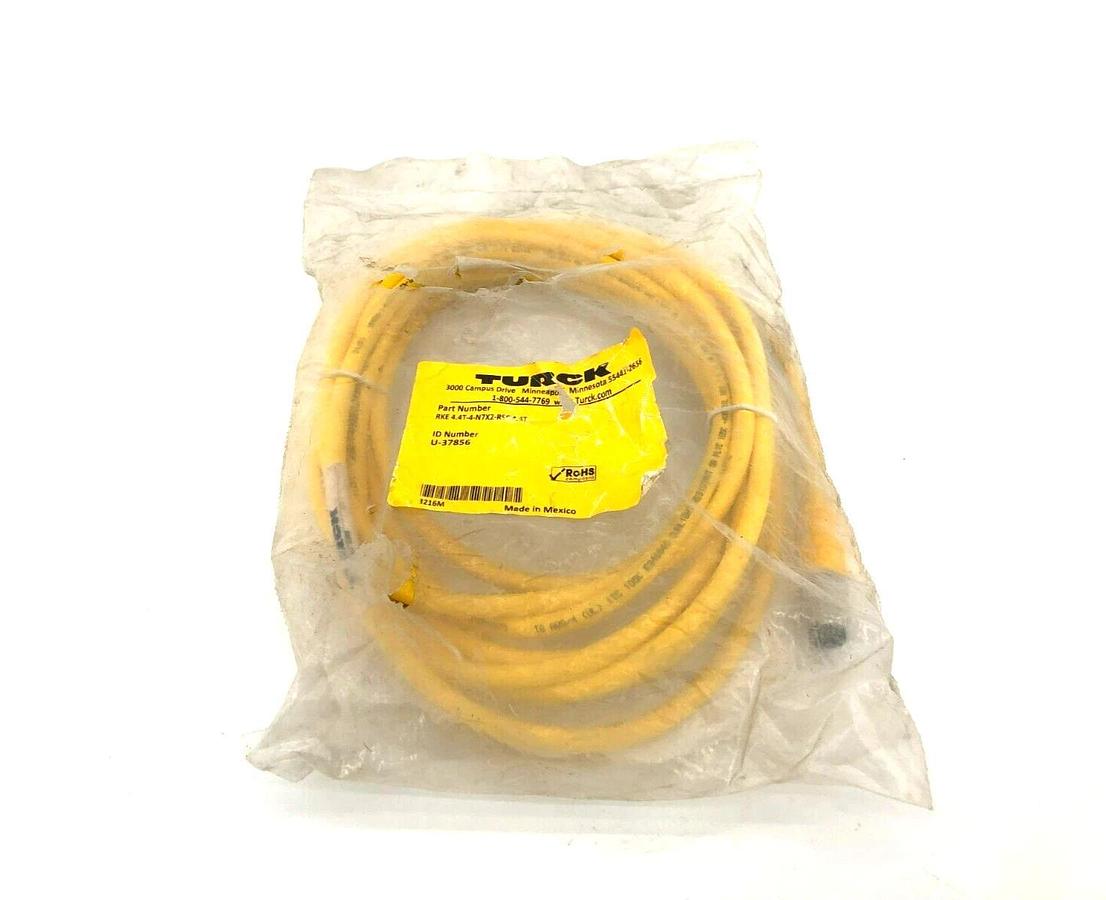 New Turck RKE 4.4T-4-N7X2-RSC 4.4T Cordset U-37856