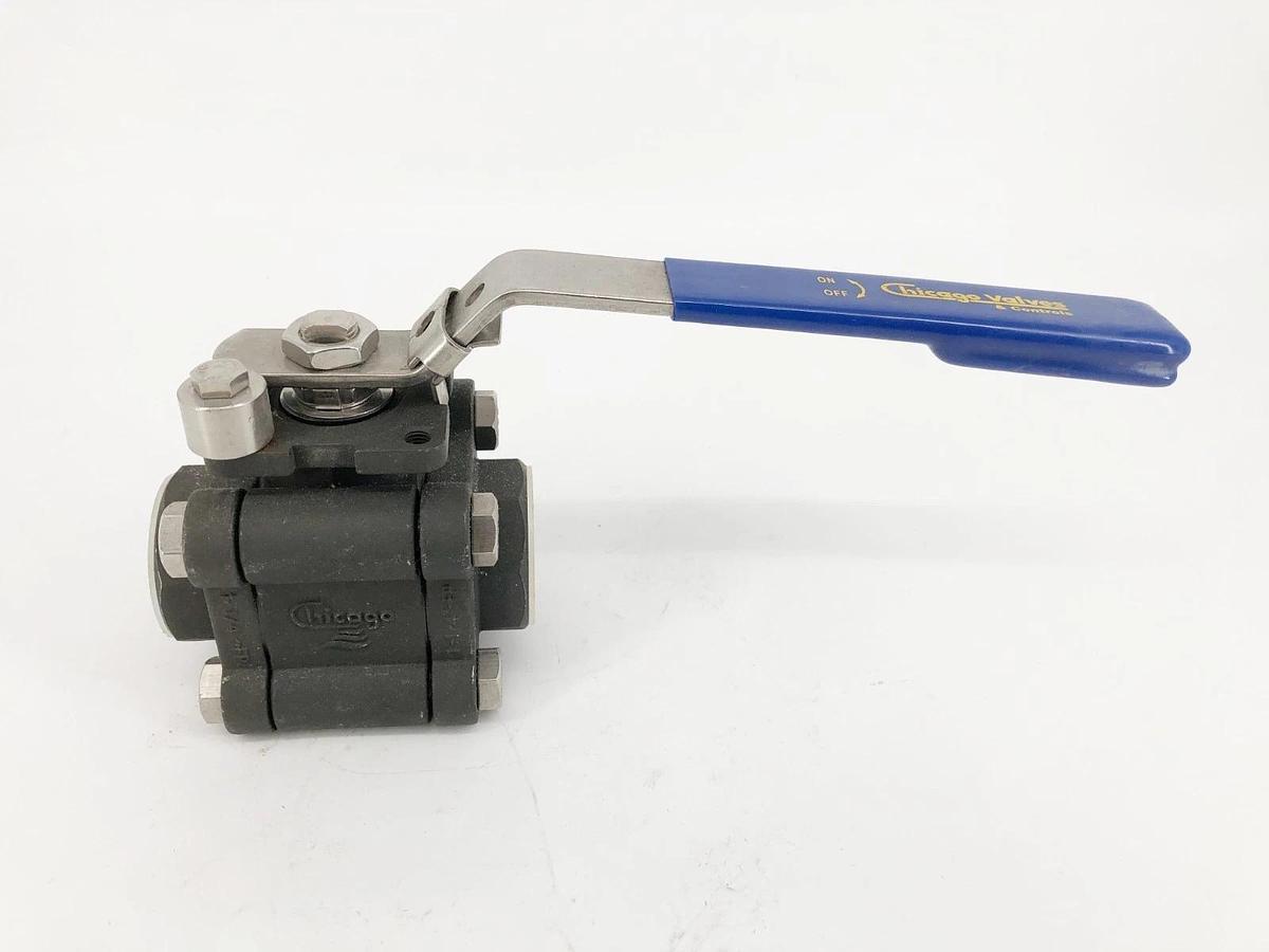 New Chicago Valves 794466XRMMTE012 Ball Valve 1-1/4" WCB - No Box