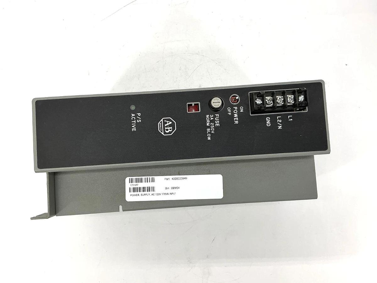 Used Allen Bradley 1771-P7 Ser B AC Power Supply 2/1.30A 120/220VAC 50/60HZ 1771P7