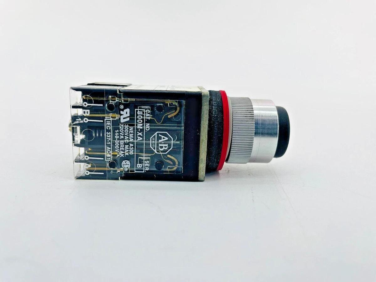 New Allen Bradley 800MR-B2B Push Button Extended 2NO 2NC Black