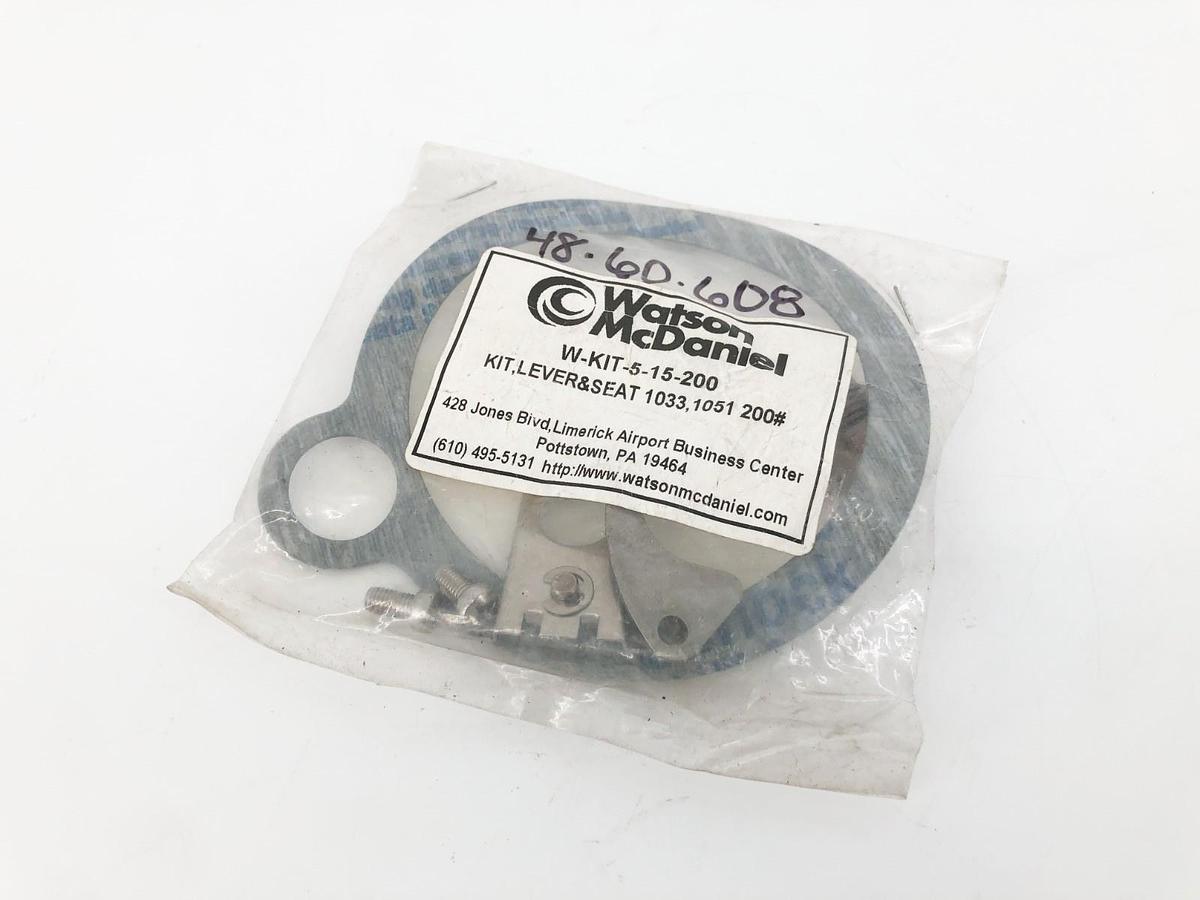 New Watson McDaniel W-KIT-5-15-200 Lever & Seat Kit 1033 1051 200# 1/2" 3/4"