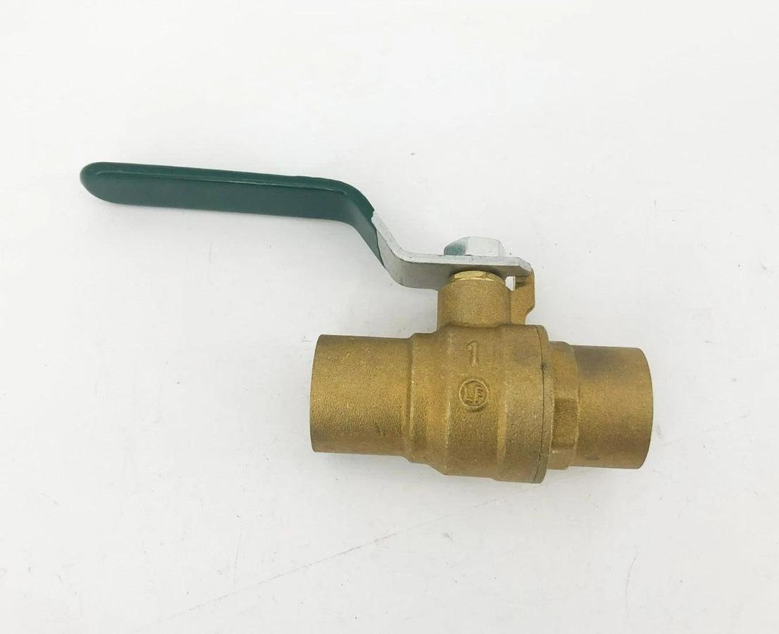New RWV 5595AB 1" Brass Ball Valve 600 WOG 150 WSP