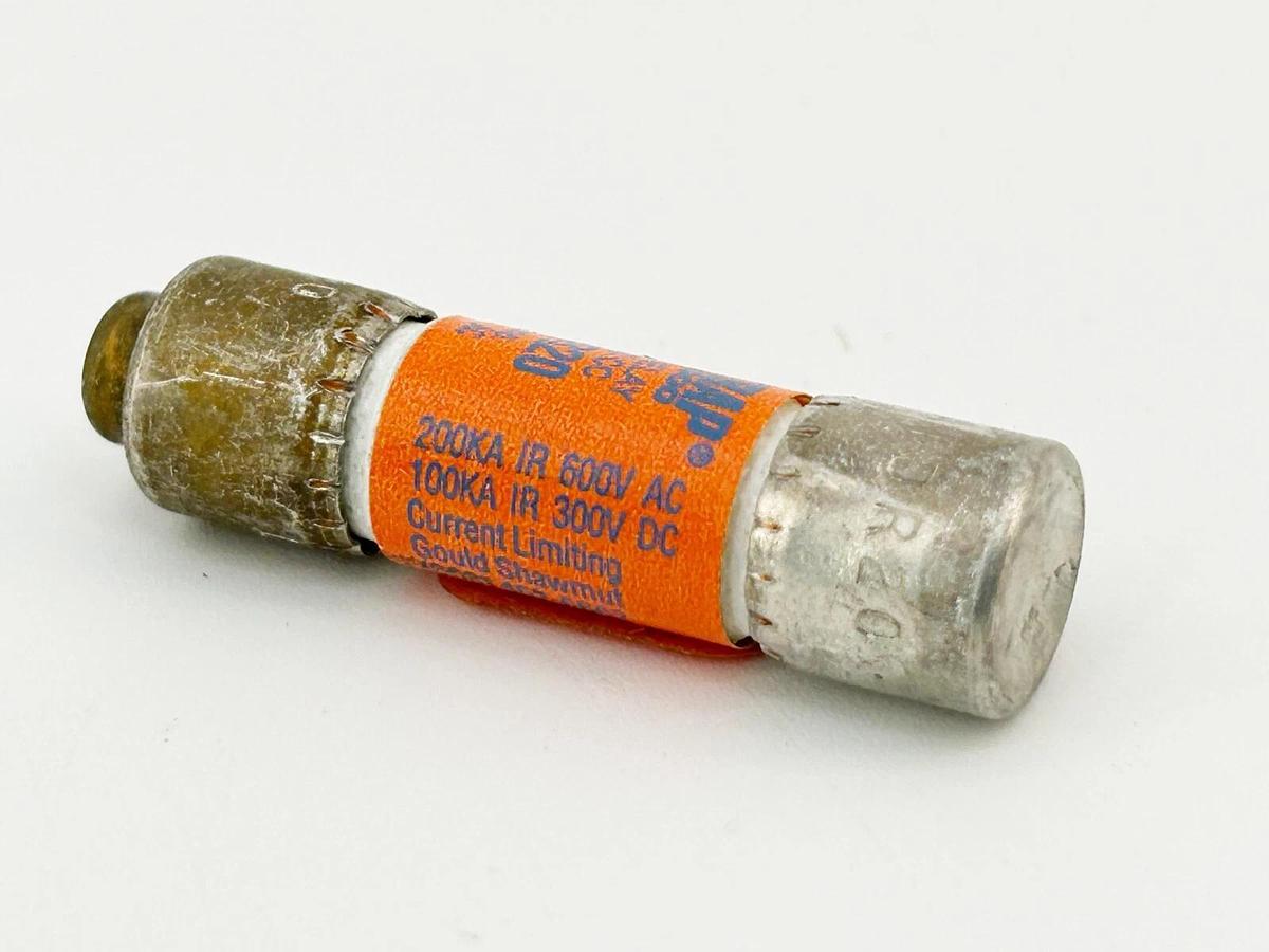 New Lot of 2 Gould ATDR20 Time Delay Fuse 20A 600V Class CC